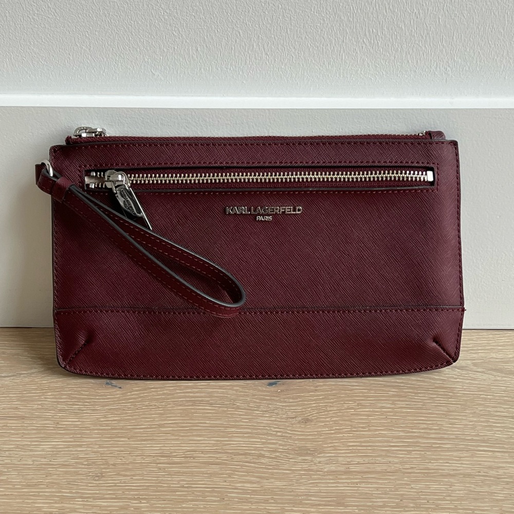 KARL LAGERFELD Paris wristlet.